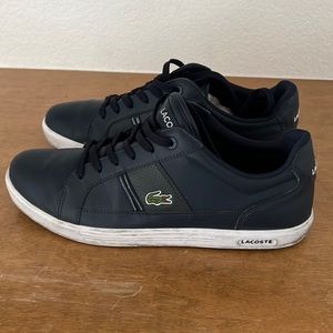 Lacoste Sneakers, almost new. Blue 9.5
